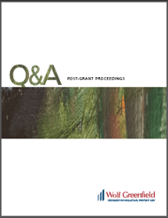 Post-Grant Q&A Booklet